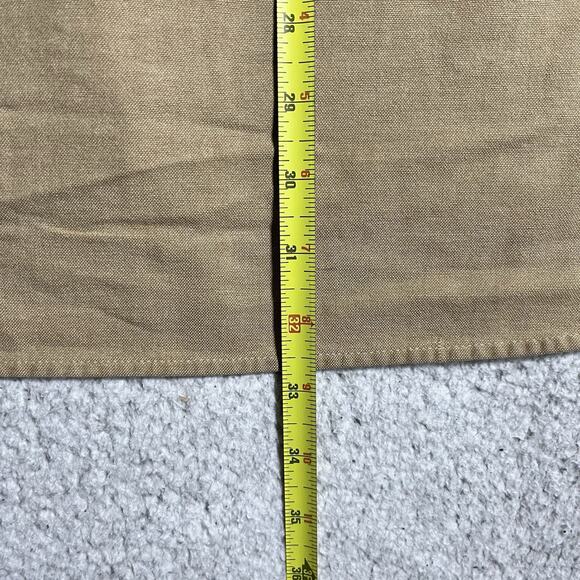 LL Bean Shirt Mens XL Beige Shooting Padded Elbow Patch Outdoor Hunting Work - Picture 13 of 13